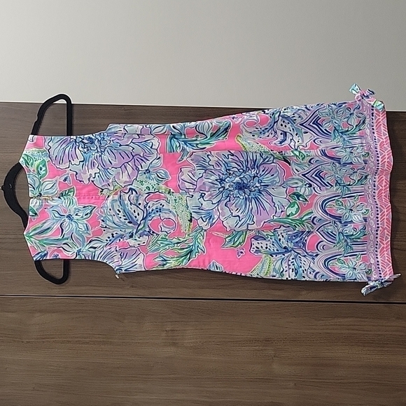 Lilly Pulitzer Mila Shift Dress Pink Tropics In The Groove Engineered-Si… - Picture 15 of 17